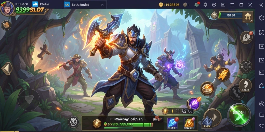 Tampilan menarik dari permainan ARPG 9399SLOT dengan aksi seru.