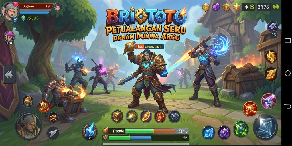 Tampilan gameplay epik dari BRIOTOTO dalam aksi ARPG.