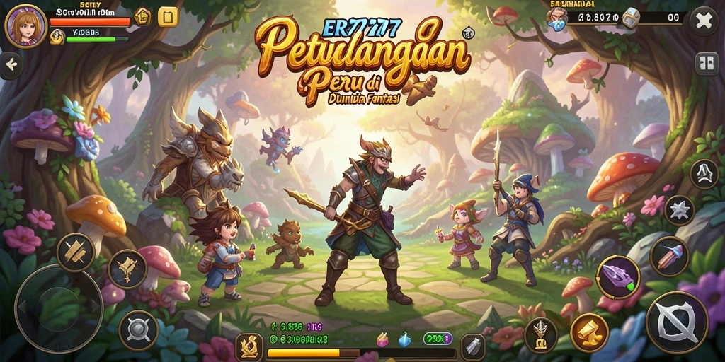 Screenshot menampilkan aksi seru dalam permainan petualangan ER777.