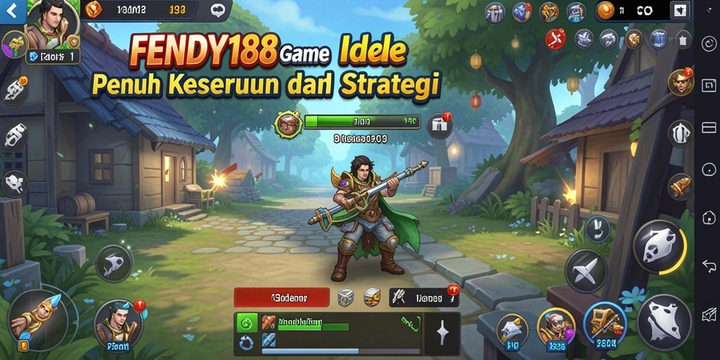 Screenshot FENDY188 menunjukkan gameplay menarik dan karakter yang lucu.