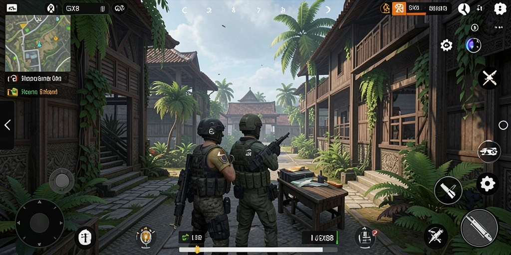 Tampilan gameplay GX88 yang menakjubkan dan realistis.