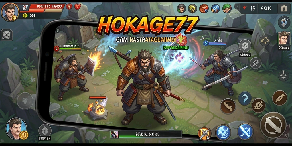 Screenshot HOKAGE77 menampilkan aksi strategis yang mendebarkan.