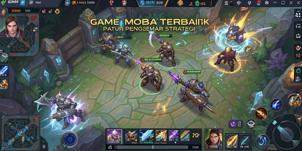 Tampilan gameplay IDN89 yang mendebarkan dengan aksi intens di arena.