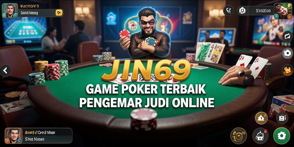 Screenshot gameplay menarik dari game poker JIN69 dengan aksi yang seru.