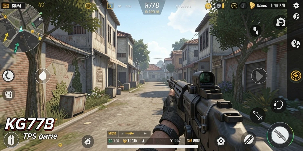 Screenshot gameplay KG778 dengan aksi tembak-menembak yang intens.