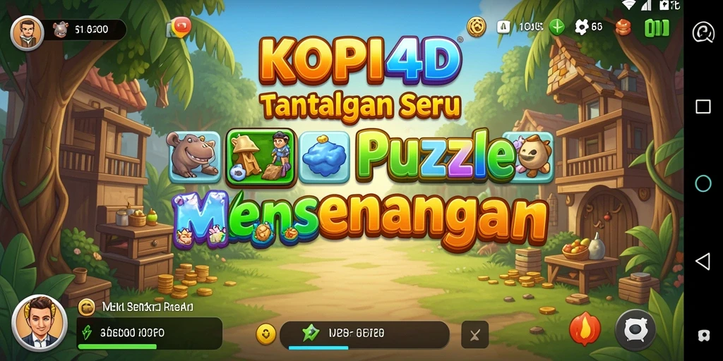Tampilan gameplay KOPI4D yang menarik dan menantang.