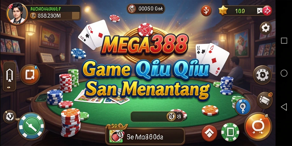 Screenshot gameplay QiuQiu MEGA388 yang seru dan menarik.