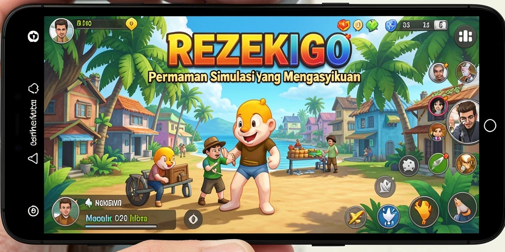 Tampilan gameplay menarik dari REZEKIGO yang penuh aksi.