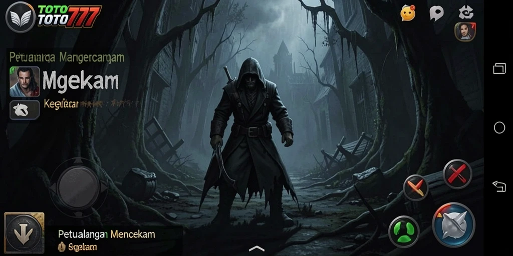 Tangkapan layar menampilkan gameplay menegangkan di TOTO777.