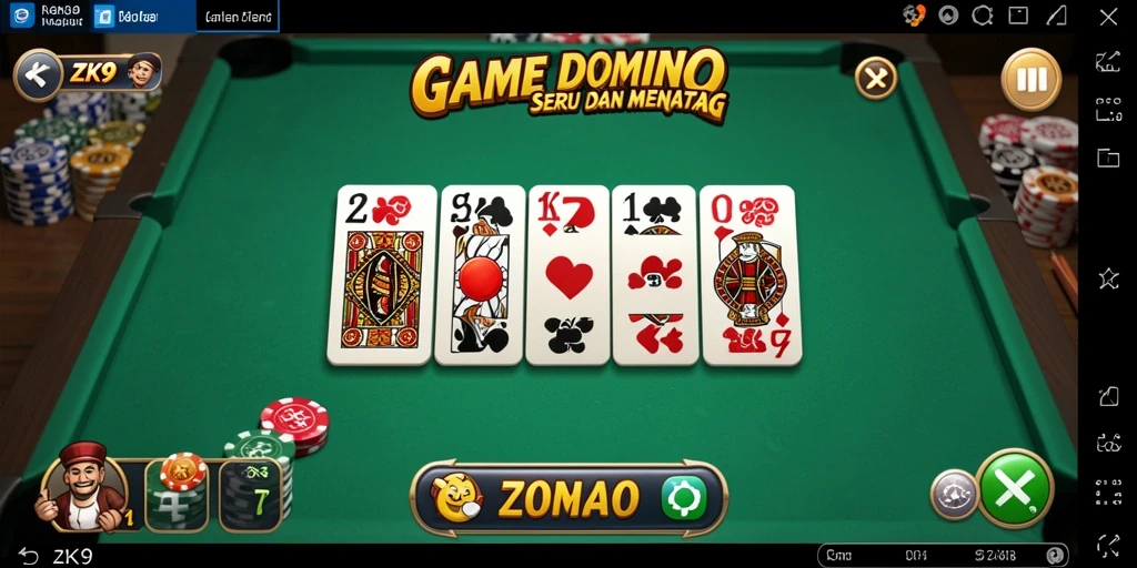 Tampilan gameplay seru ZK9 dengan grafis menarik dan interaksi pemain.